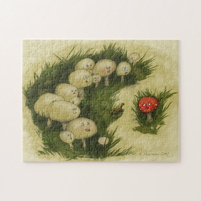 Quebra-cabeça Sarampo De Cogumelos (Horizontal)