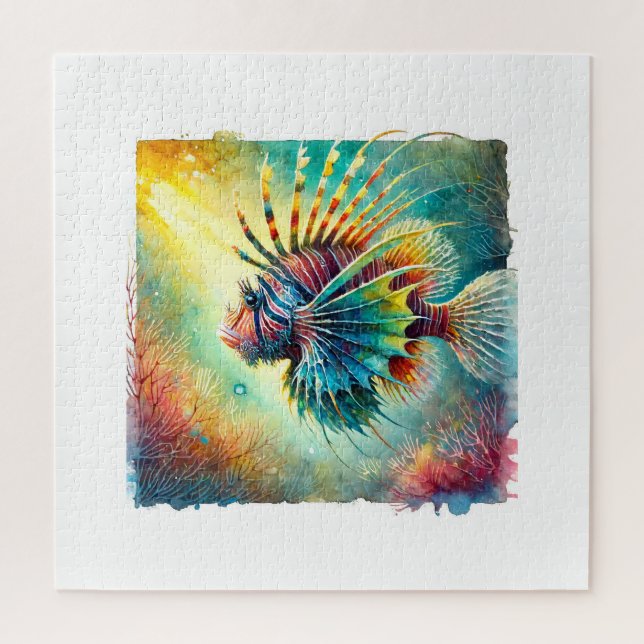 Quebra-cabeça Sargassum Fish 130624AREF121 - Watercolor (Vertical)
