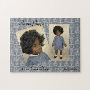Quebra-cabeça Sasha Doll puzzle Cora veludo cotelê Dress