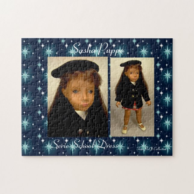 Quebra-cabeça Sasha Doll puzzle School Dress (Horizontal)