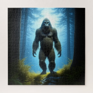 Quebra-cabeça Sasquatch Bigfoot na floresta