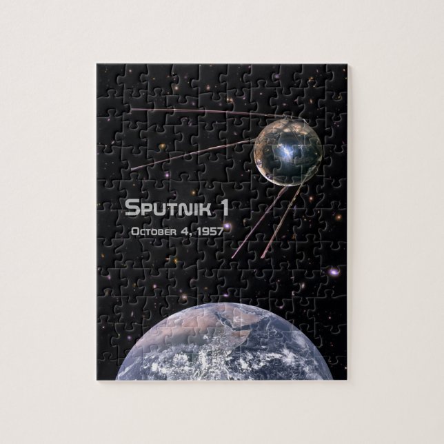 Quebra-cabeça Satélite Sputnik 1 (Vertical)