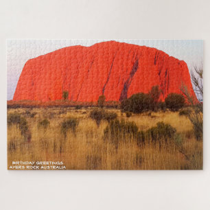 Quebra-cabeça Saudações de Aniversário Ayers Rock Austrália