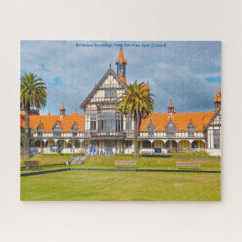 Quebra-cabeça Saudações de aniversário de Rotorua Nova Zelândia