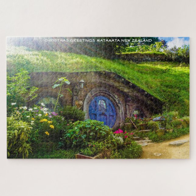 Quebra-cabeça Saudações de Natal Matamata Nova Zelândia  (Horizontal)