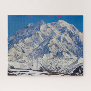 Quebra-cabeça Saudações de Natal Parque Nacional Denali Alasca.