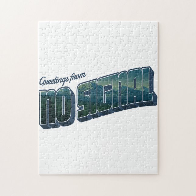 Quebra-cabeça Saudações de Sem Sinal (Vertical)