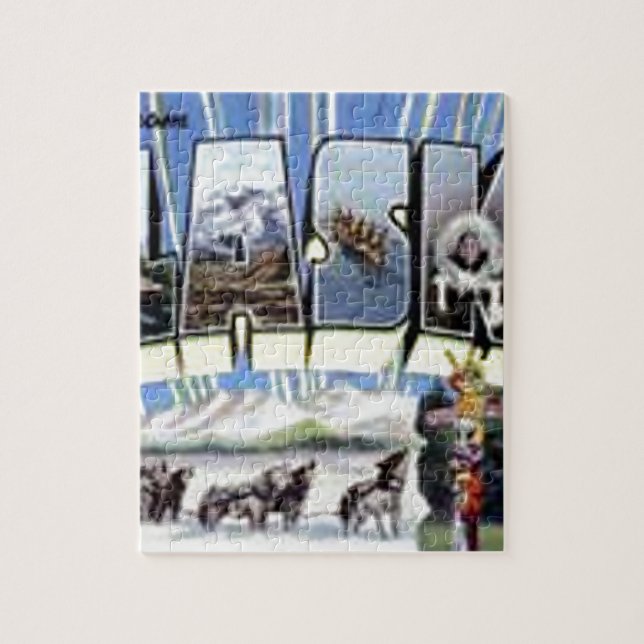 Quebra-cabeça Saudações Do Alasca (Vertical)