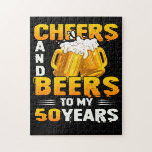 Quebra-cabeça Saúde E Cervejas Aos Meus 50 Anos 50º Presente D