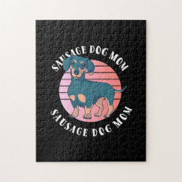 Quebra-cabeça Sausage Dog Mãe