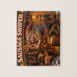 Quebra-cabeça Sausage Swiper Yule Lad puzzle