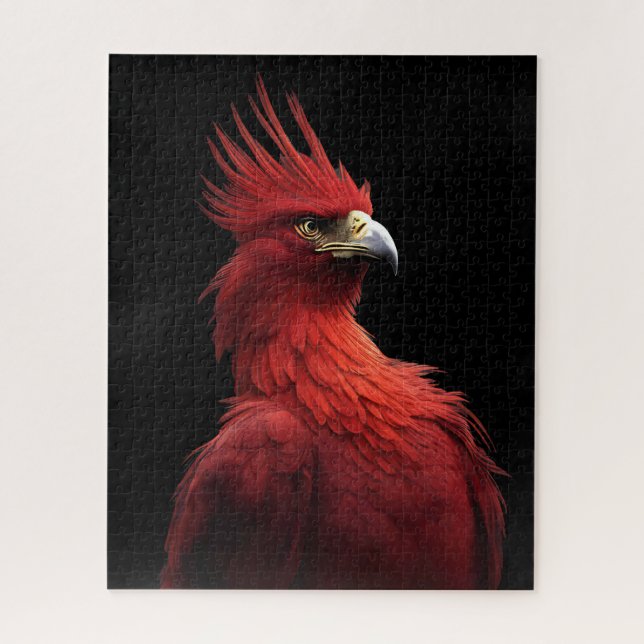 Quebra-cabeça Scarlet Phoenix Senta-Se Orgulhosamente (Vertical)
