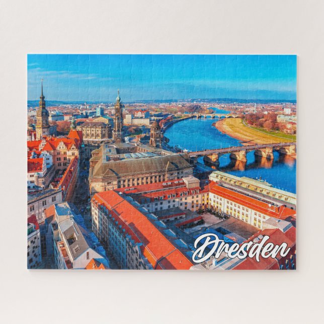 Quebra-cabeça Scenic Dresden, Alemanha (Horizontal)