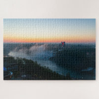 Scenic Niagara cai de vista ao amanhecer, Canadá