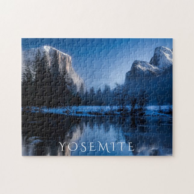 Quebra-cabeça Scenic Yosemite no inverno (Horizontal)