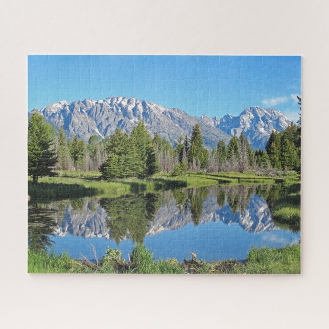 Quebra-cabeça Schwabacher's Landing Grand Tetons Design Puzzle (Horizontal)