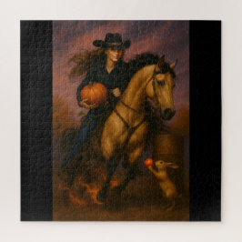 Quebra-cabeça Scorching Fast Barrel Racing Team!