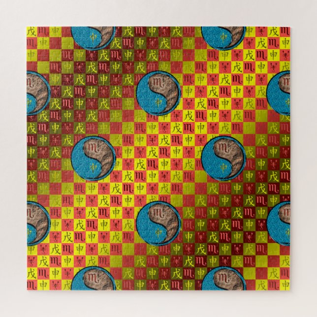 Quebra-cabeça Scorpio & Earth Monkey (Vertical)