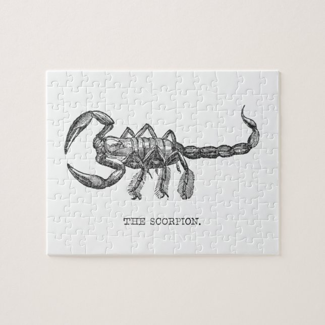 Quebra-cabeça Scorpion animal gift scary animals (Horizontal)