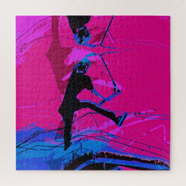 Quebra-cabeça Scoting Around - Patinete Stunt (Vertical)