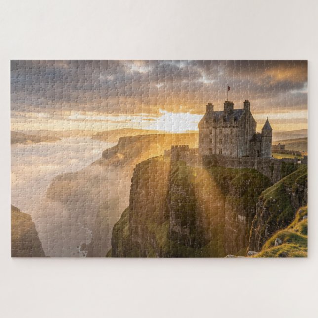 Quebra-cabeça Scottish Castle Jigsaw Puzzle (Horizontal)