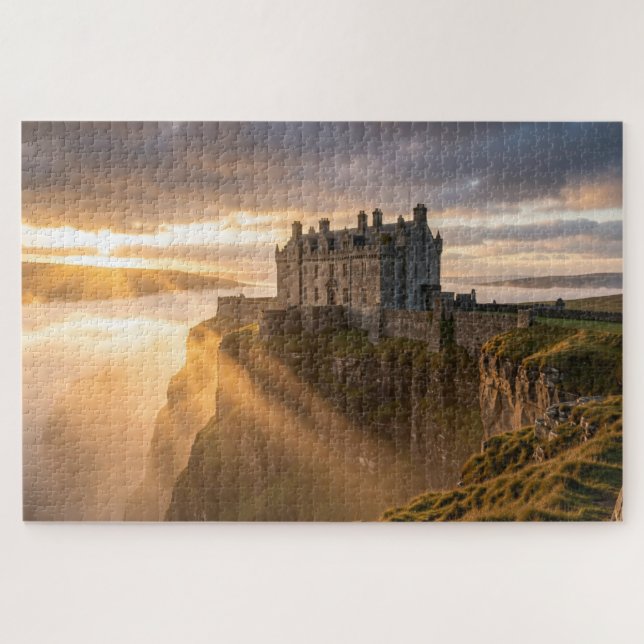 Quebra-cabeça Scottish Castle Jigsaw Puzzle (Horizontal)