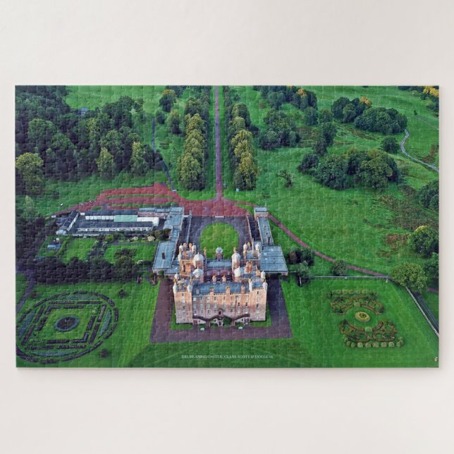 Quebra-cabeça Scottish Clans Scott & Douglas - Drumlanrig Castle (Horizontal)