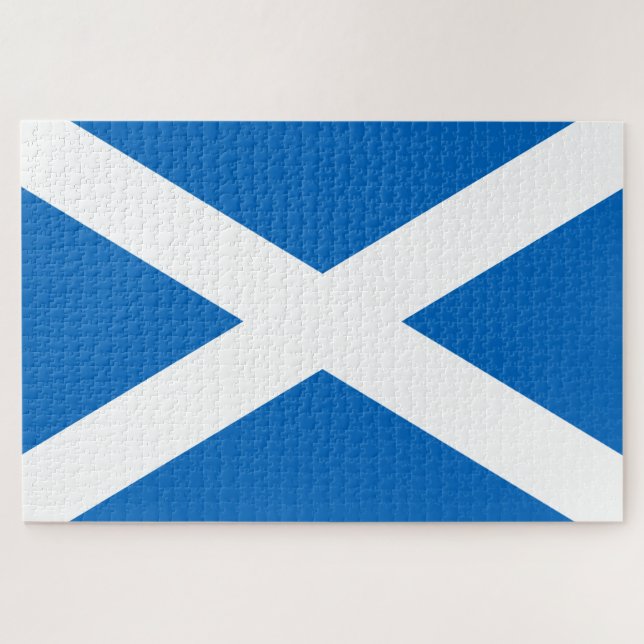 Quebra-cabeça Scottish Flag (Saltyre) (Scotland Flag) (Horizontal)