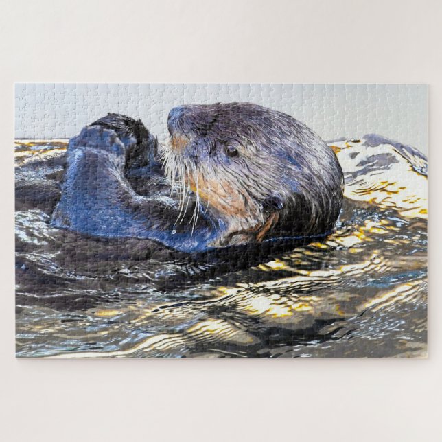 Quebra-cabeça Sea Otter (Horizontal)