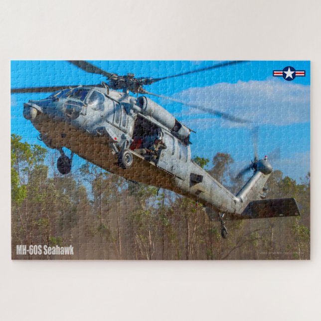 Quebra-cabeça SEAHAWK MH-60S (20x30 POLEGADAS) (Horizontal)