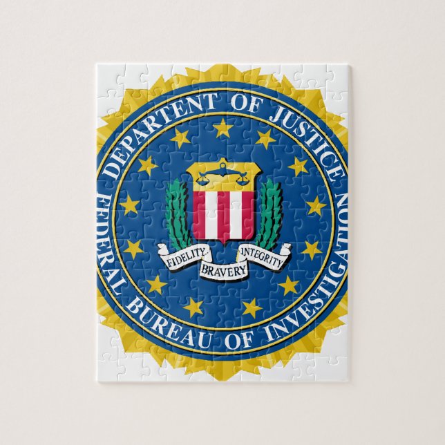 Quebra-cabeça Seal do FBI (Vertical)