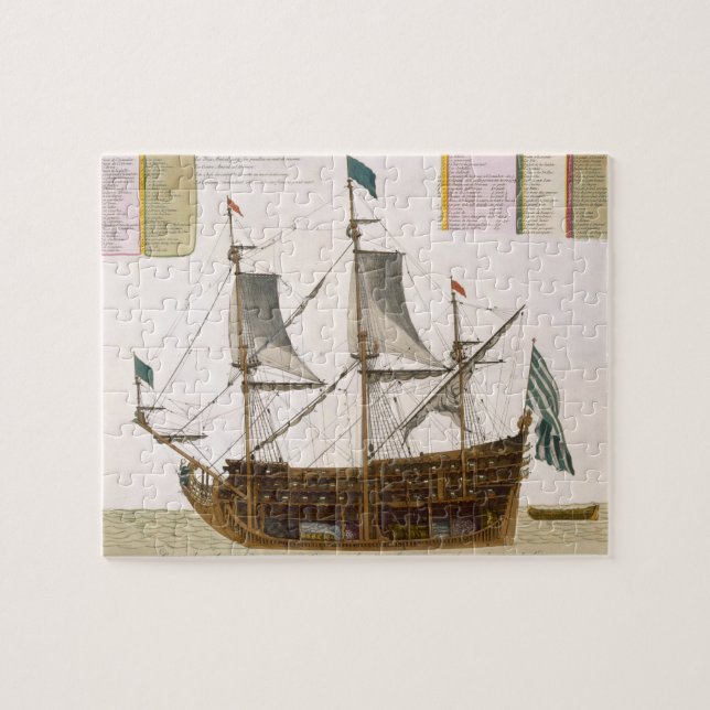 Quebra-cabeça Seção através de um navio de primeira ordem (Horizontal)