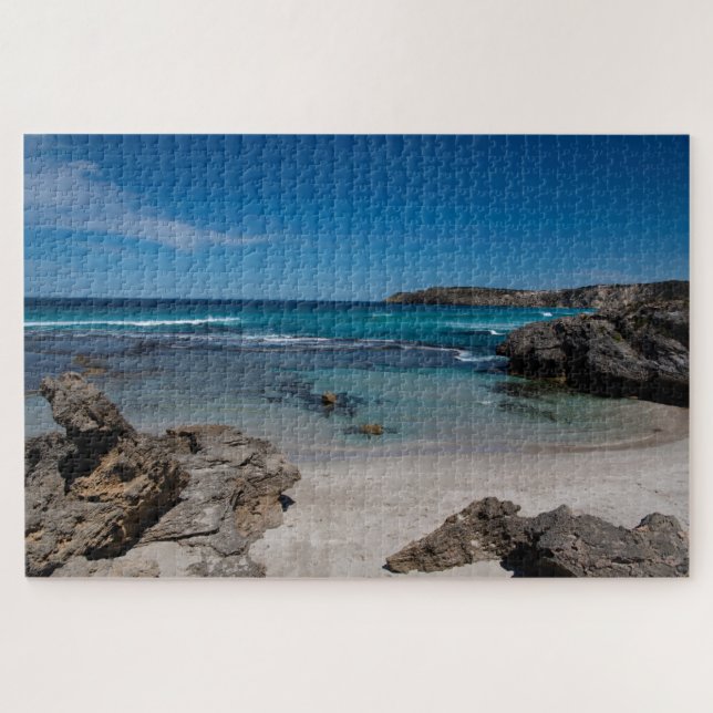 Quebra-cabeça Secluded beach in paradise, 1014 pieces (Horizontal)