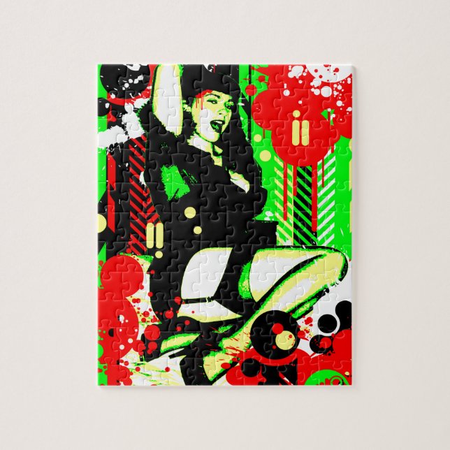 Quebra-cabeça Sedução nostálgica - para sempre Pinup mim (Vertical)