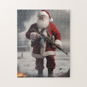 Quebra-cabeça Segunda Emenda Papais noeis Engraçado Natal