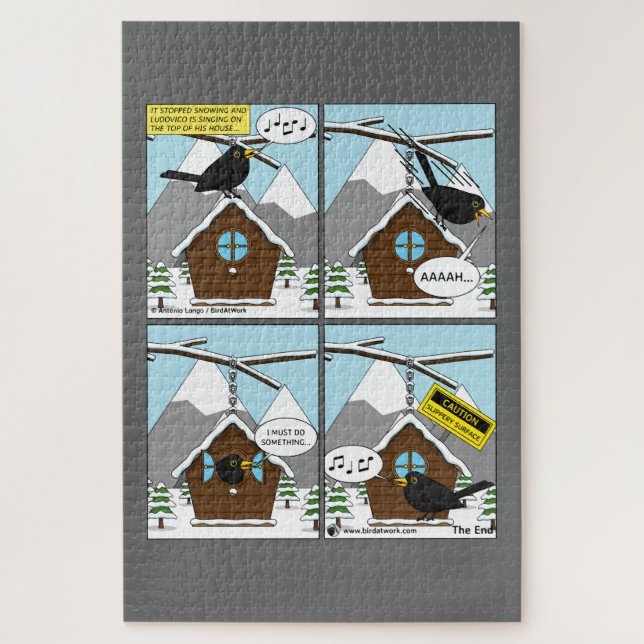 Quebra-cabeça Segurança Primeira Cômica (Vertical)