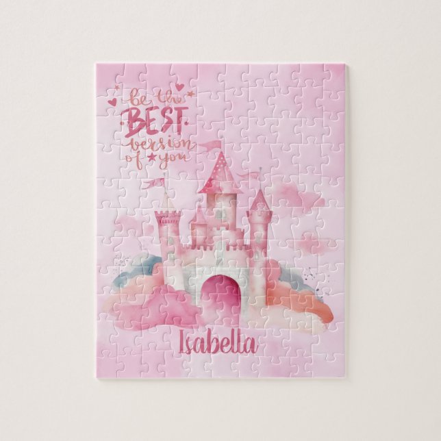 Quebra-cabeça Seja a melhor versão personalizável (Vertical)