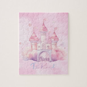 Quebra-cabeça Seja gentil no Palácio da Nuvem Rosa personalizáve