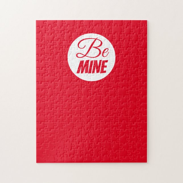 Quebra-cabeça Seja o meu Namorados de frustração vermelha (Vertical)