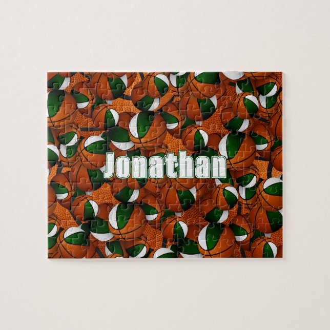 Quebra-cabeça seleção de meninos brancos (Horizontal)