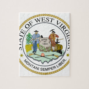Quebra-cabeça Selo do estado de West Virginia