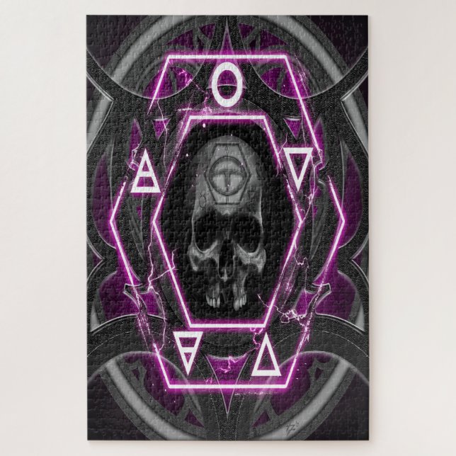 Quebra-cabeça Selos e selos de crânio (Vertical)