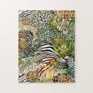 Quebra-cabeça Selva de abstrato