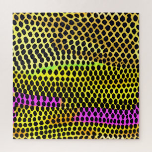 Quebra-cabeça "Selvagem Vibrante" Abstrato Impressão