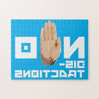 Quebra-cabeça SEM distrações! legal legível através de um espelh