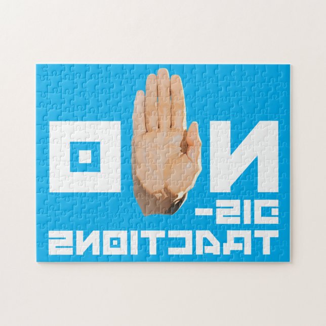 Quebra-cabeça SEM distrações! legal legível através de um espelh (Horizontal)