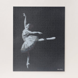 Quebra-cabeça Sem Drama, Somente Liberdade, Bailarina Preto e Br