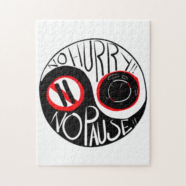 Quebra-cabeça Sem pressa, sem pausa (Vertical)