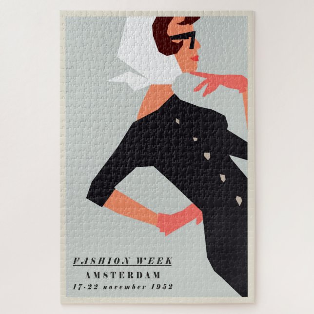 Quebra-cabeça - Semana da Moda Amesterdã 1952 (Vertical)