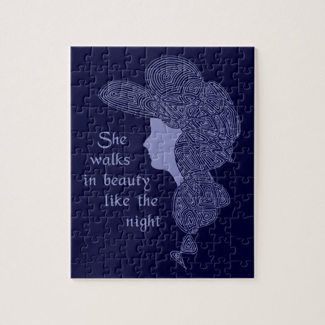 Quebra-cabeça Senhora do senhor Byron (Vertical)